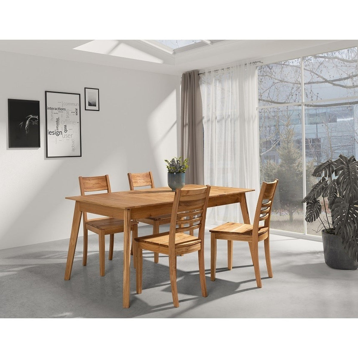 Table Victor dans une pièce